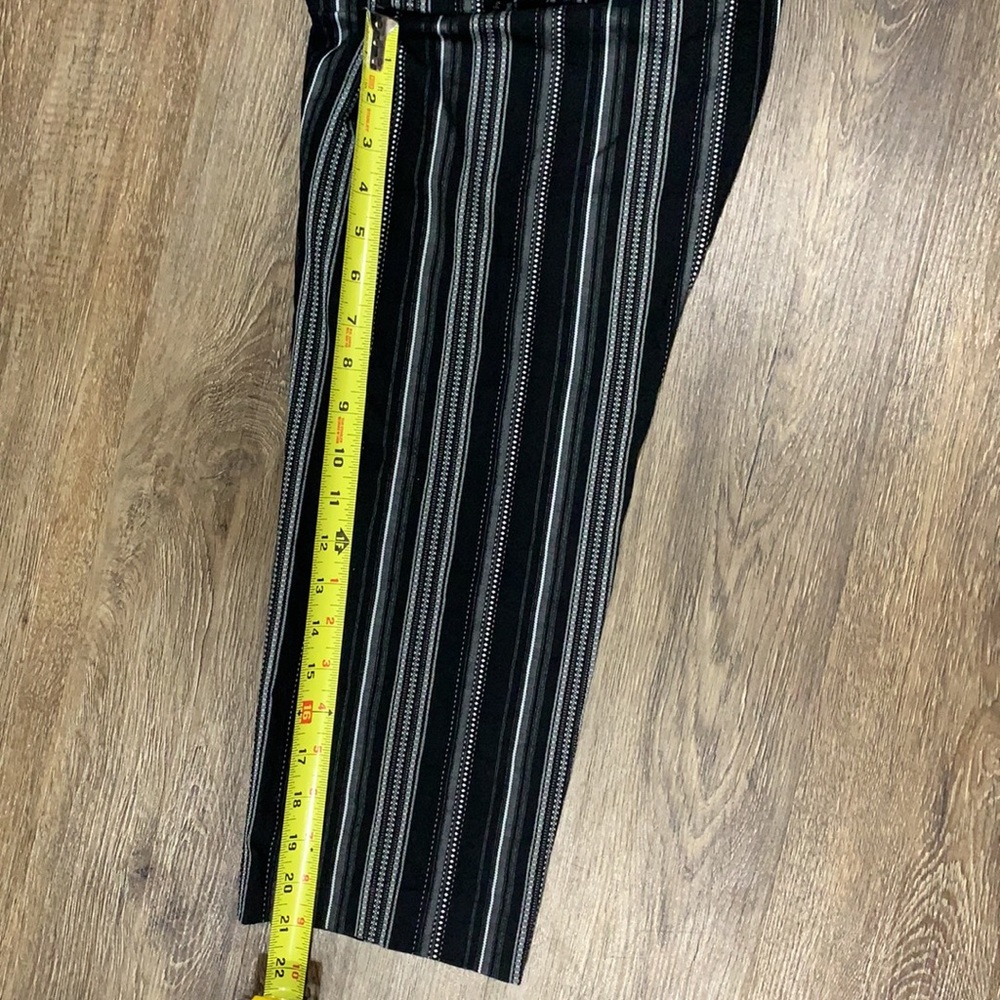 Talbots Petites Stretch Striped Capris - Picture 5 of 5